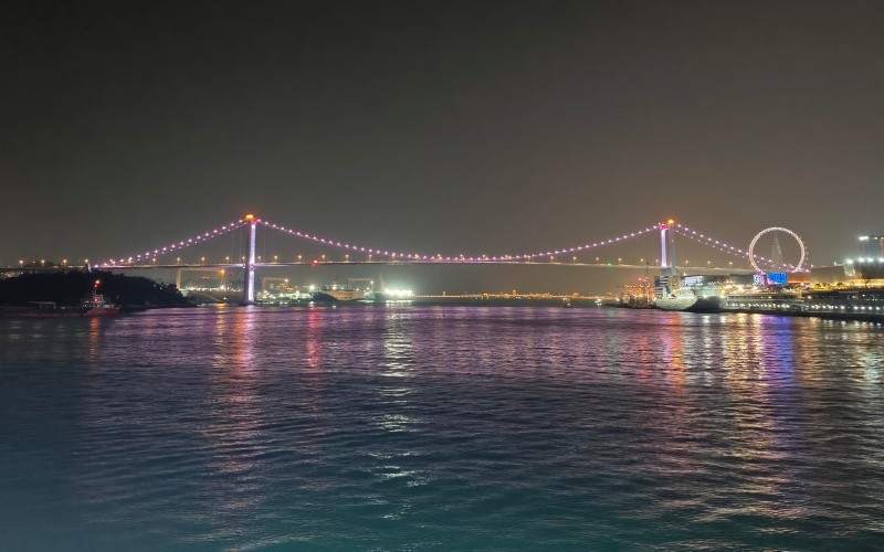 海沧大橋付近